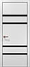 Двері міжкімнатні Папа Карло Plato PL-27 Білий матовий ПП (глухі-щитові), фото 4