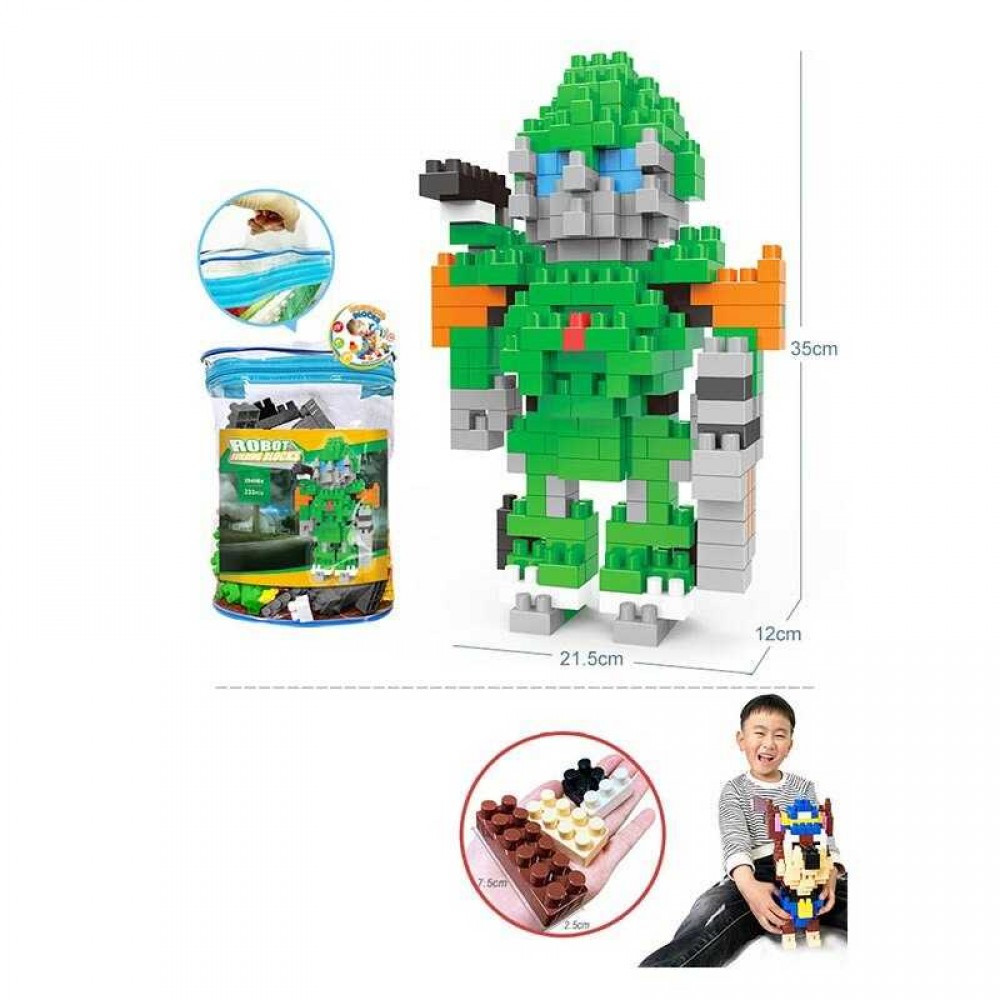 Конструктор 2849C4 "Робот", 233 елементи, у сумці, фото 1