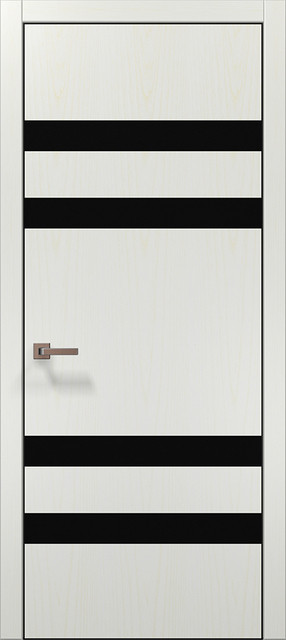 Двері міжкімнатні Папа Карло Plato PL-28 Ясен Білий ПП (глухі-щитові), фото 1