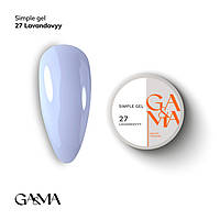 Simple gel 027 Lavandovyy / Сімпл гель 027 Лавандовий 15 мл
