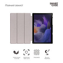 Чохол книжка TPU ArmorStandart Smart Case для Samsung Tab A9 Pink (ARM74493), фото 4
