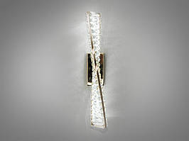 Унікальний настінний LED світильник для залу, колір золото, 15 W на 2 м2 531-1BG-LS