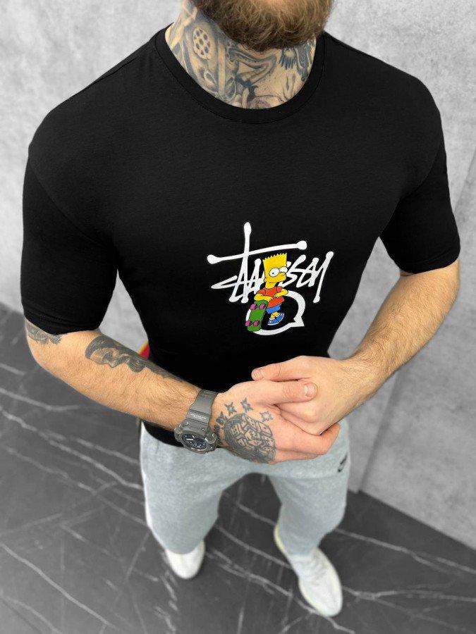 Футболка Bart skate black ДР5296