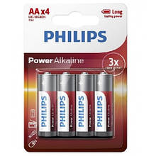Батарейка PHILIPS Power Alkaline AA/LR6 (C4) (4/48)