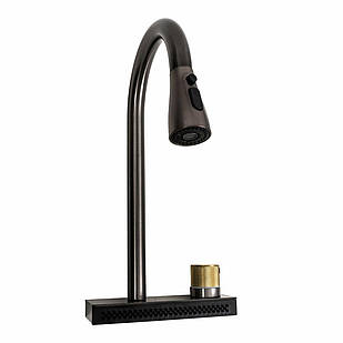 ZS85 комплект змішуачів під мийку водоспад Platinum (gun grey)