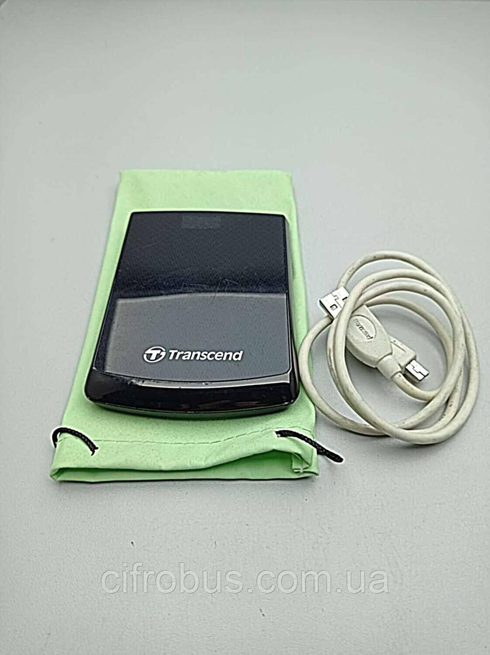 Жорсткий диск SSD мережевий накопичувач Б/У Transcend Storejet 25f 250Gb, фото 1