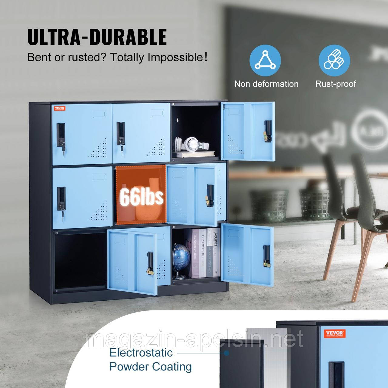 Шкафчик для раздевалки, 9-дверный шкафчик для хранения, шкафчик для ...