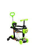 Дитячий самокат Best Scooter 3в1 колір салатовий ЦБ-00251518