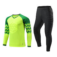 Вратарская форма ElitSport Cooch (салатово-черная)