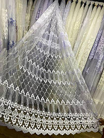 Тюль фатинова корд заввишки 2,8 м. біла