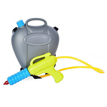 Водяний пістолет довжиною 26 см з балоном для води на плечі MR 1016 Пластиковий помповий пістолет