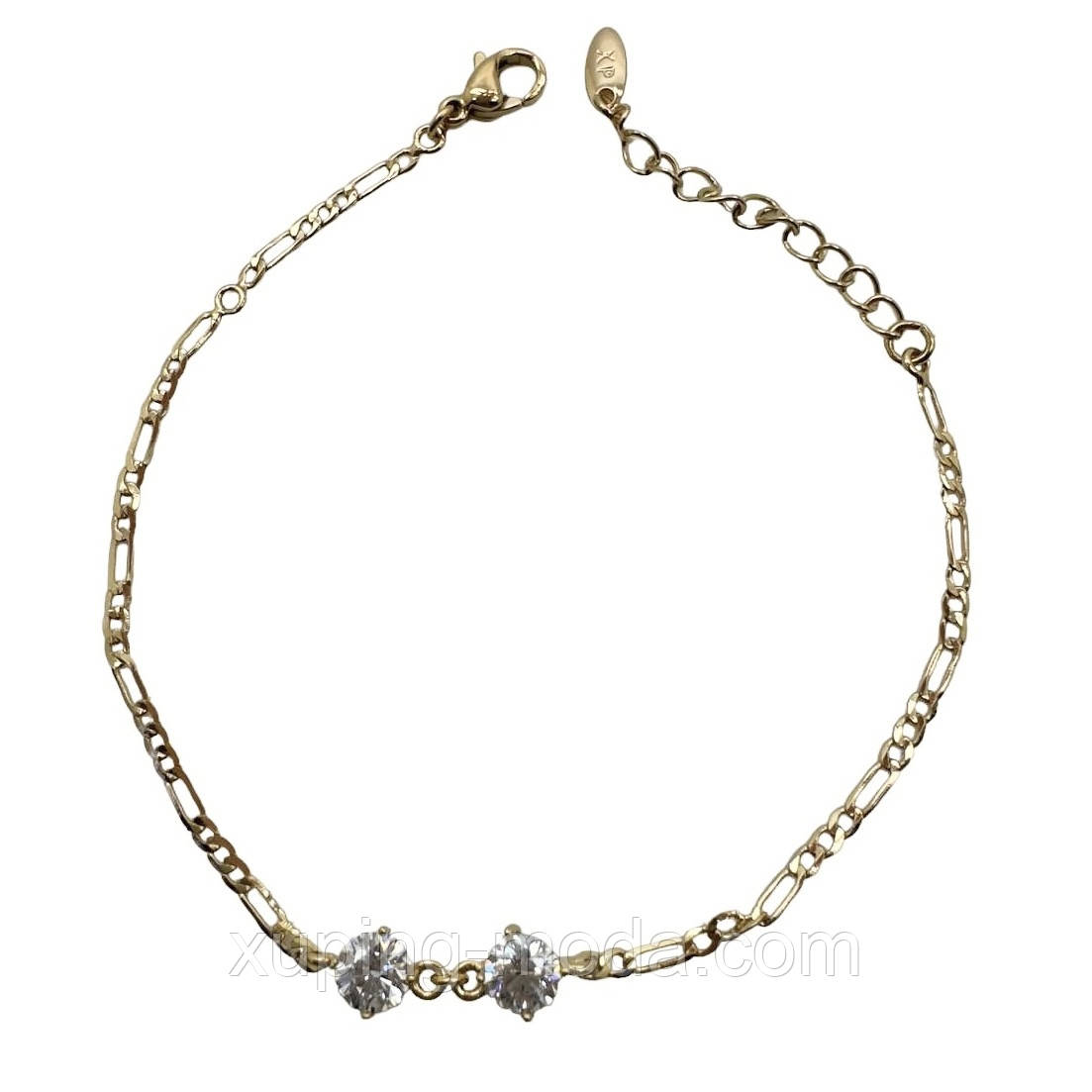 17+3.5 см х 2 мм. Браслет ксюпінг. 18 к, фото 1