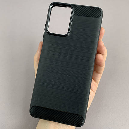 Чохол для Motorola G04 чохол бампер карбон на телефон моторола г04 чорний pls, фото 1