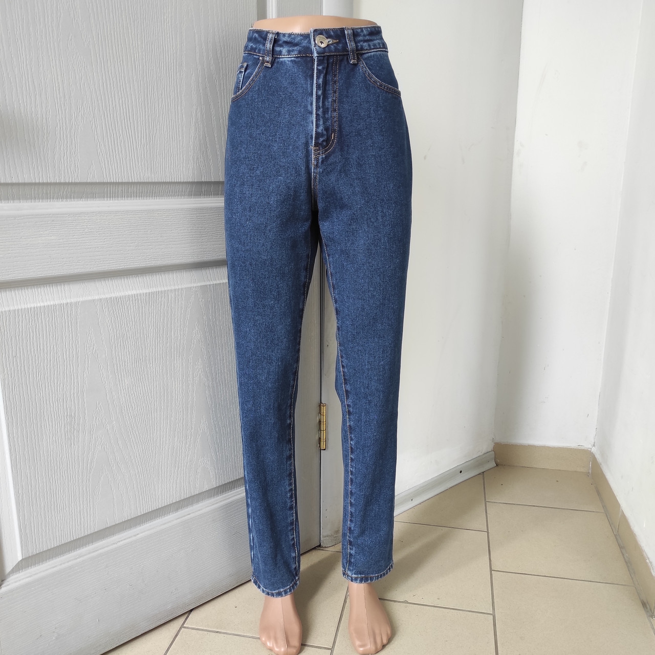 Джинси LDM МОМ жіночі котон вільні 28 сині, фото 1