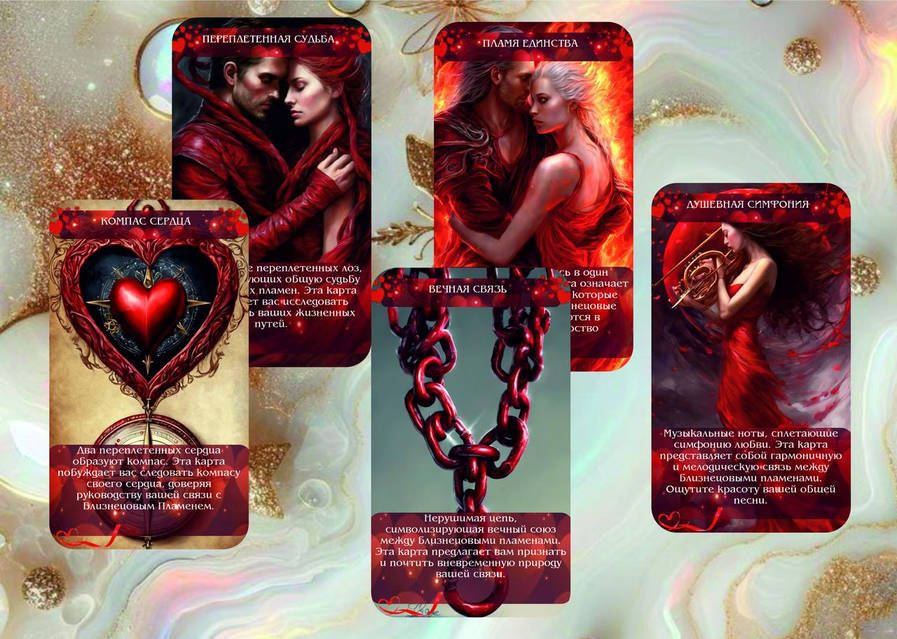 Карти Оракул Близнецовое Пламя - Twinflame Oracle, цена: 440