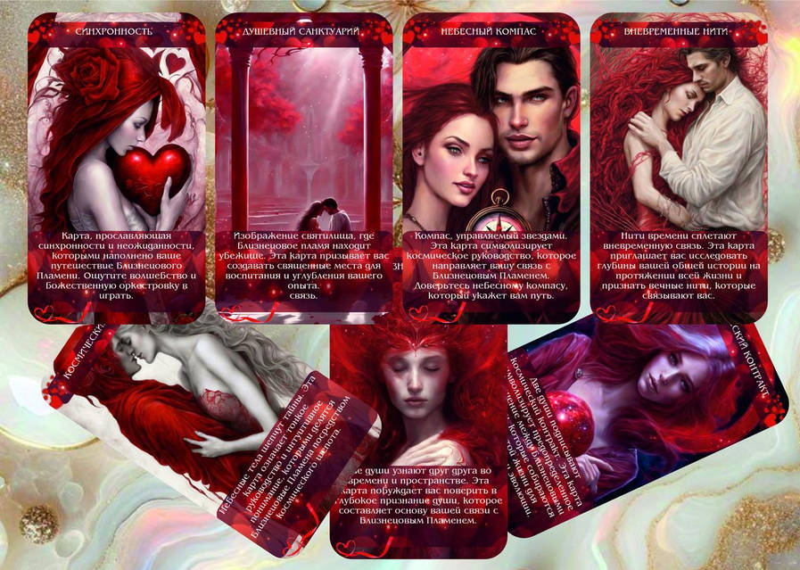 Карти Оракул Близнецовое Пламя - Twinflame Oracle, цена: 440