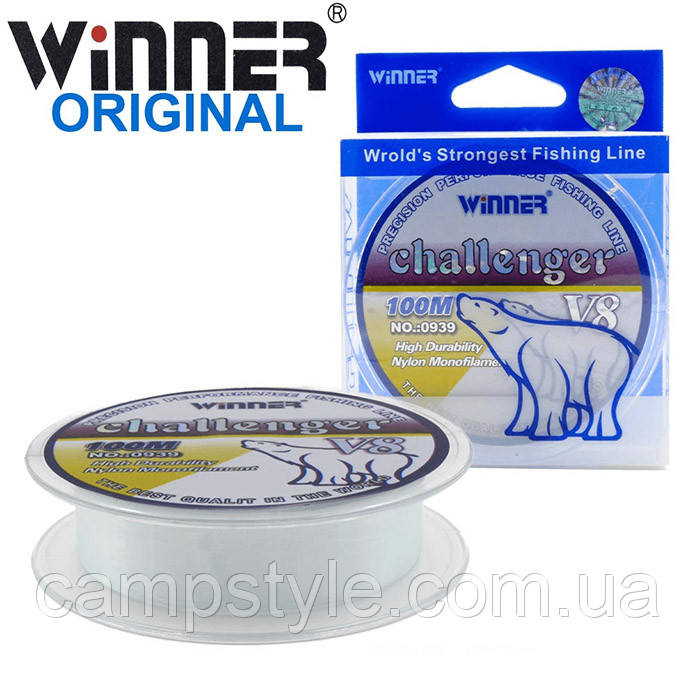 Волосінь Winner Original Challenger V8 №0939 100м 0,16 мм