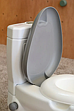 Дитячий горщик унітаз Pilsan спинка знімний горщик тримач для паперу звуки води підсвічування, фото 3