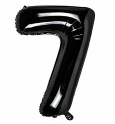 Кулька Цифра "7" (76 см) колір - чорний