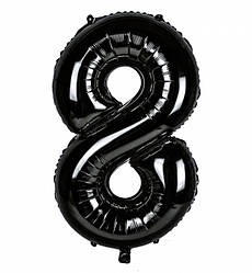Кулька Цифра "8" (76 см) колір - чорний