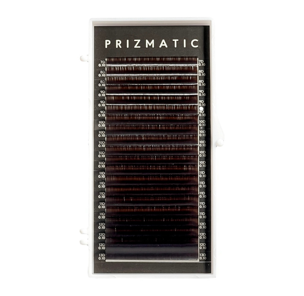 Вії PRIZMATIC dark chocolate Мікс SCULPTOR