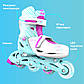 Ролики Neon Inline Skates Бірюзовий розмір 34-37, фото 5