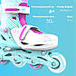 Ролики Neon Inline Skates Бірюзовий розмір 34-37, фото 6