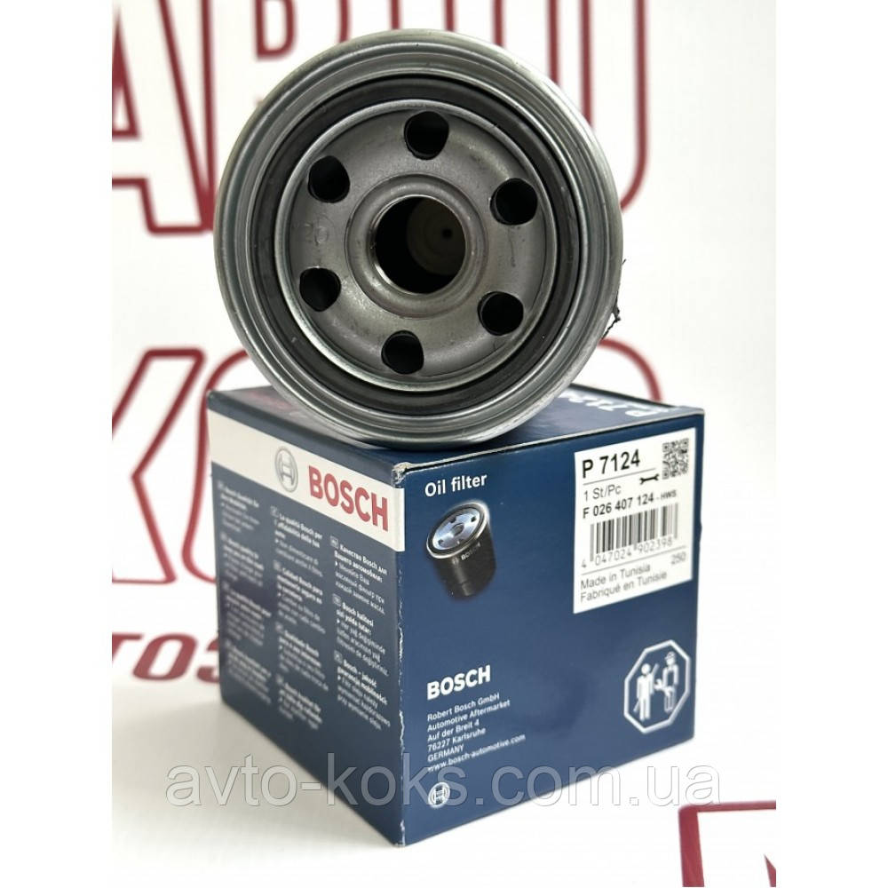 BOSCH F026407124 Фільтр масляний KIA CEED Rio Soul Hyundai I30 IX35 Tucson, фото 1