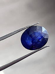 Сапфір синій природний 8.83 ct, овал. Розмір: 10.5 х 12.7 х 6.9 мм