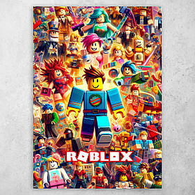 Плакат постер "Roblox / Роблокс" №1