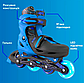 Роликові ковзани Neon Inline Skates Зелений розмір 34-37, фото 4