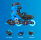 Роликові ковзани Neon Inline Skates Зелений розмір 34-37, фото 6