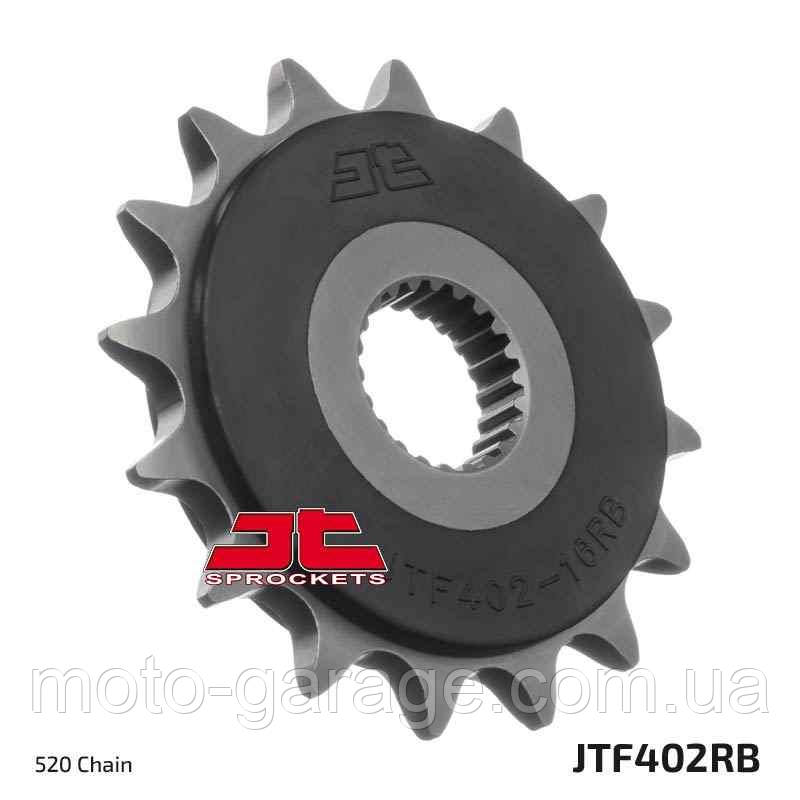 Зірка передня JT Sprockets JTF402.16RB, BMW F 650, APRILIA PEGASO 650,