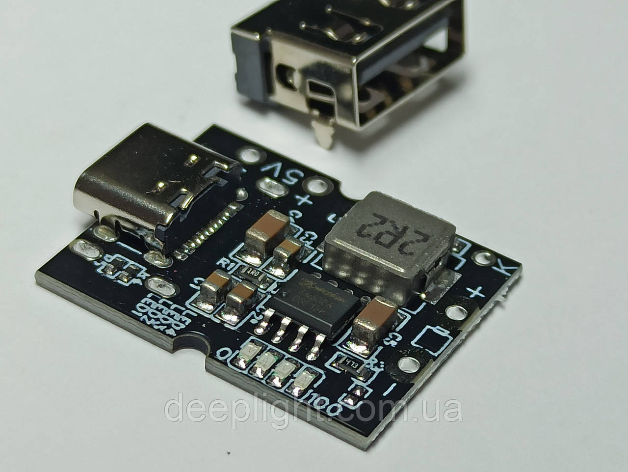 Плата зарядки акумуляторів USB 5V 2A Li ion Li Po 3,7 - 4,2 аккумулятор плата контроллер SM5308, фото 1