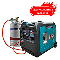 Генератор інверторний газобензиновий 5.5 кВт Німеччина електрозапуск KS 5500iEG S Медапаратура