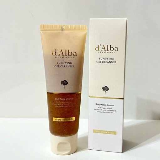 D’Alba Purifying Gel Cleanser Ніжна гель пінка для обличчя з порошком шкаралупи каштана 80 мл