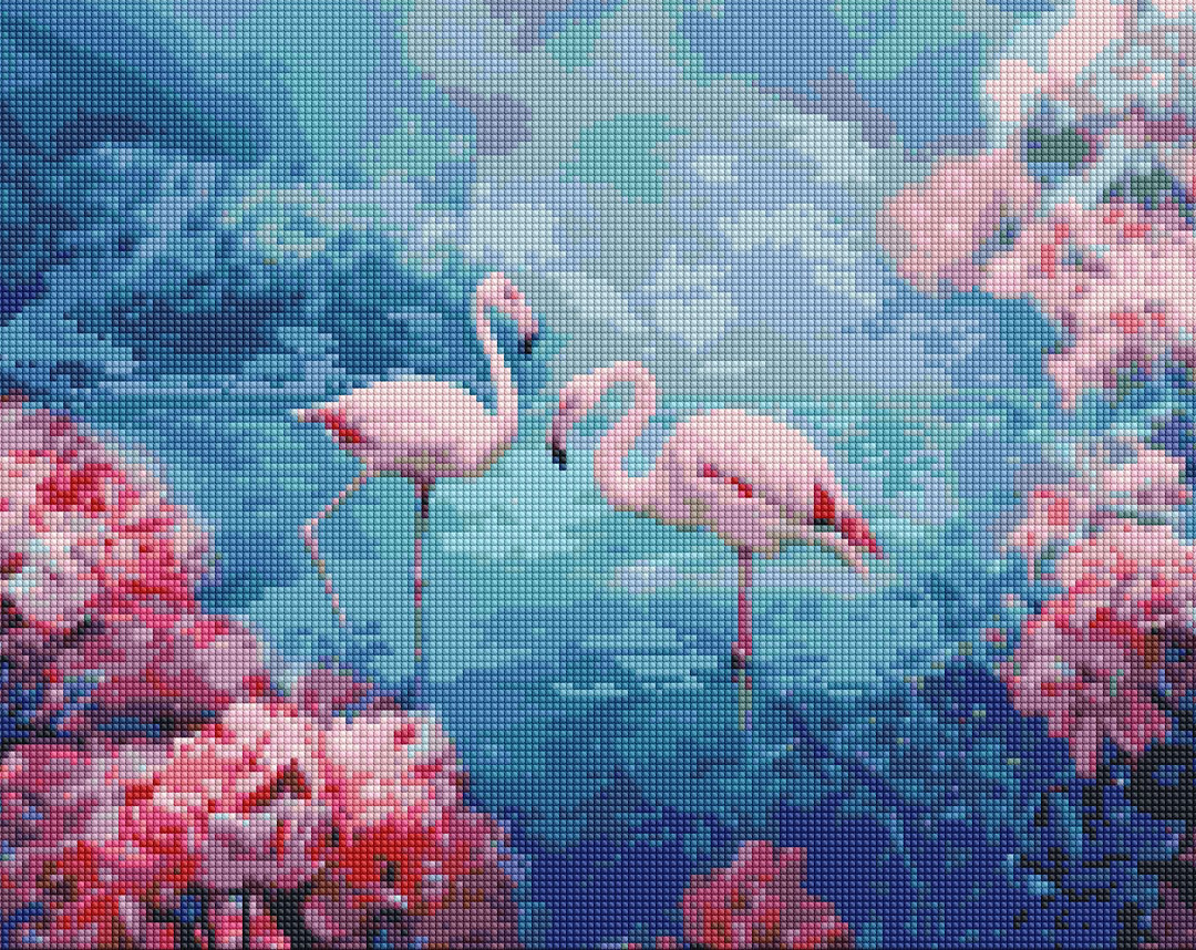 Алмазна мозайка 40*50 "Чарівне озеро" No7305, Ідейка
