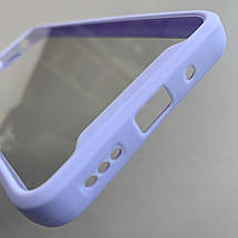 Чохол для Xiaomi Redmi 9C прозорий з бортиком для камери чохол на сяомі редмі 9с бузковий k6h, фото 4