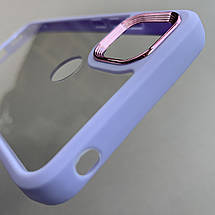 Чохол для Xiaomi Redmi 9C прозорий з бортиком для камери чохол на сяомі редмі 9с бузковий k6h, фото 5