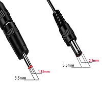 Перехідник с 5.5x2.1mm на 3.5x1.35mm