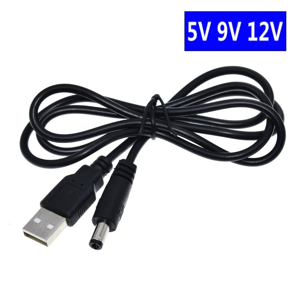 Кабель DC USB-інвертор перетворювач 5V, 9V, 12V від павербанка для роутерів, ТВ-приставок, модемів та ін.