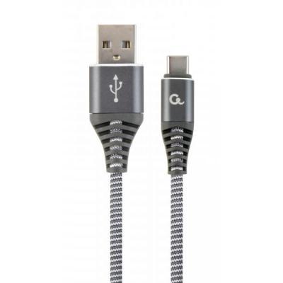 Кабель USB 2.0 - Type-C 1m Cablexpert Premium CC-USB2B-AMCM-1M-WB2