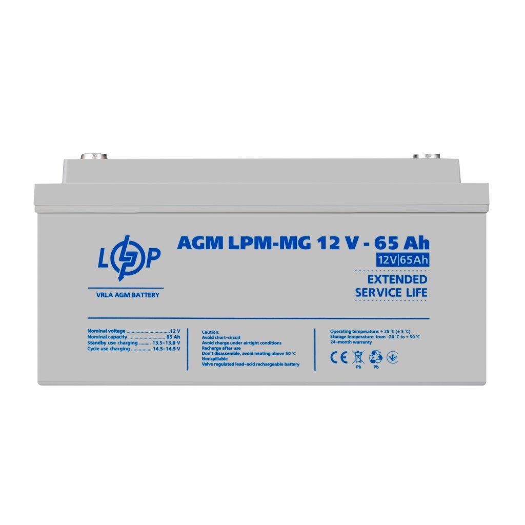 Акумулятор мультигелевий LPM-MG 12V - 65 Ah