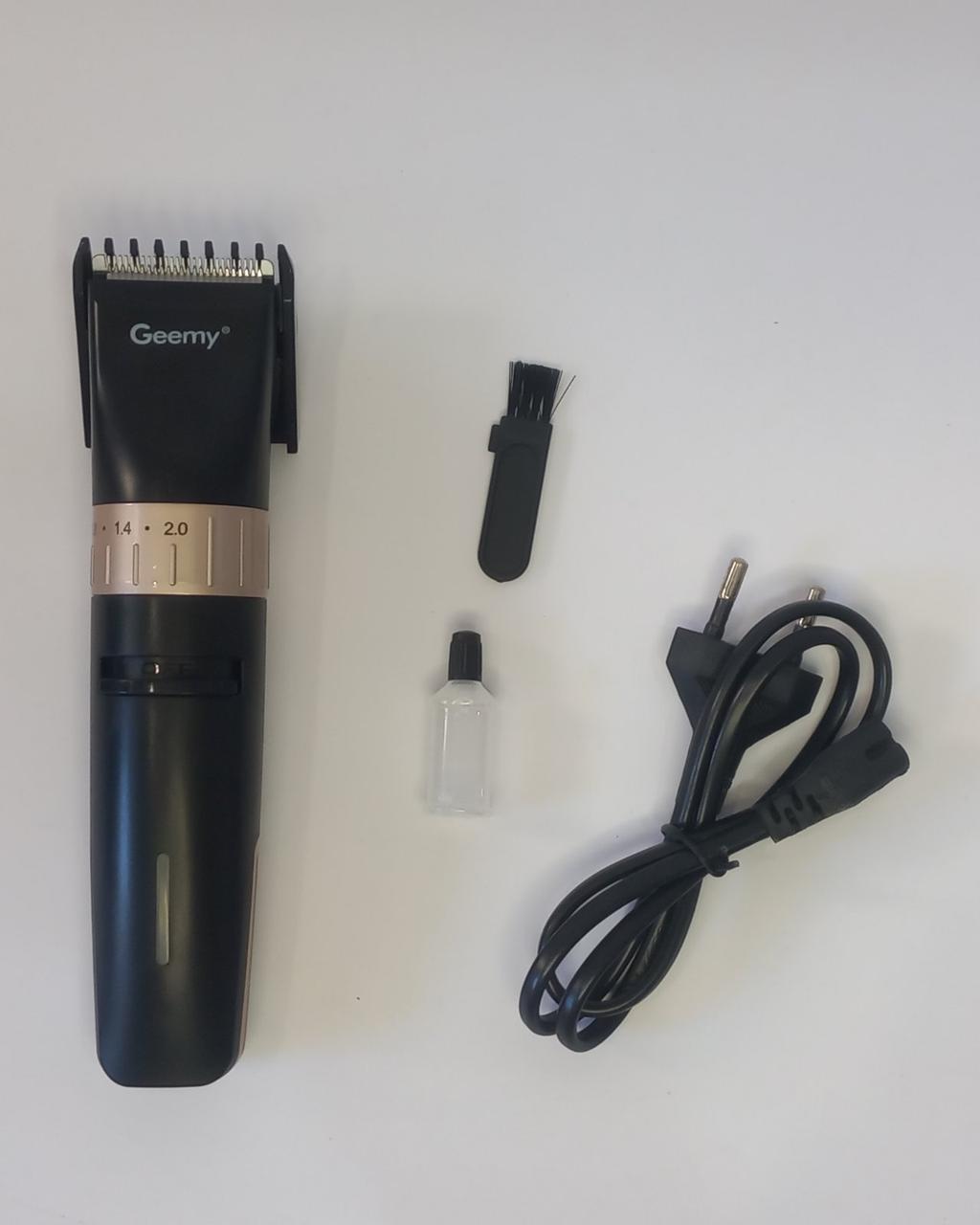 Машинка акумуляторна для стрижки волосся Geemy GM-6042, фото 1