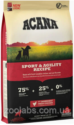 Acana Sport & Agility Recipe 17 кг | Сухий корм для собак, фото 1