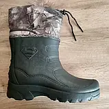 Напівчоботи чоловічі зимові пінка зелені Krok, фото 4