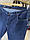 Чоловічі темно-сині джинси на ремені Zili 52 розміру великого (батального) розміру Туреччина, фото 3