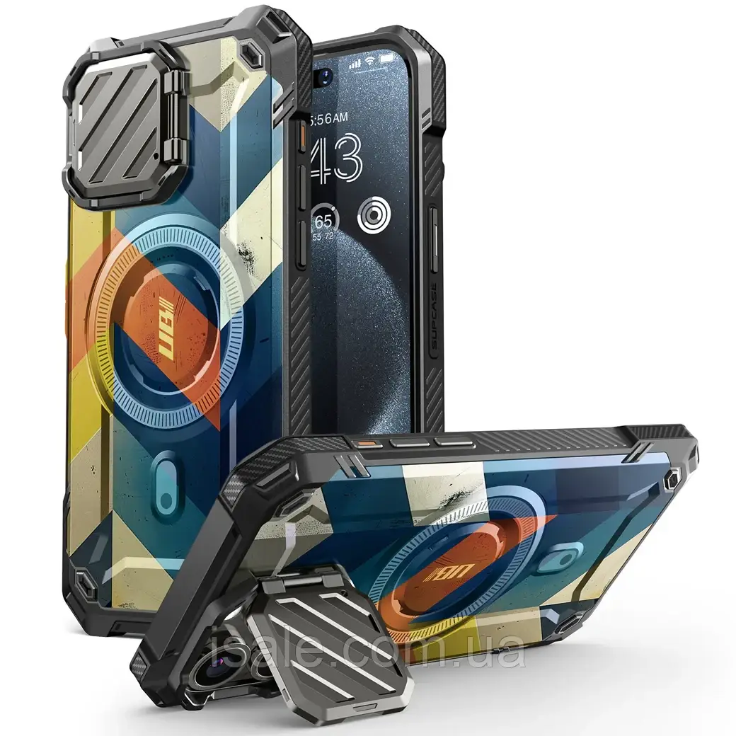 Протиударний чохол SUPCASE Unicorn Beetle Mag XT MagSafe для iPhone 15 Pro Max, Chevron, фото 1