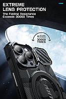 Протиударний чохол SUPCASE Unicorn Beetle Mag XT MagSafe для iPhone 15 Pro Max, Shadow, фото 6