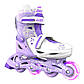 Роликові ковзани Neon Combo Skates Фіолетовий розмір 34-37, фото 2